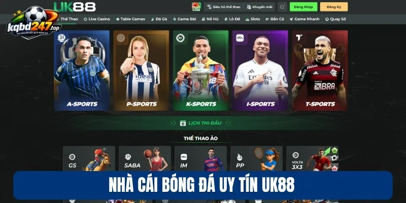 Nhà cái bóng đá uy tín UK88