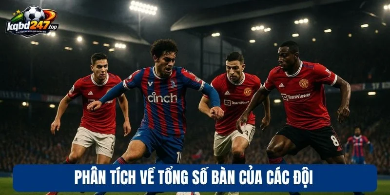 Phân tích về tổng số bàn của các đội