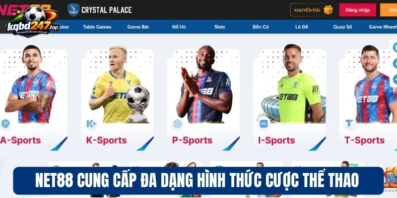 Net88 - Nhà Cái Bóng Đá Kèo Ổn Định, Trải Nghiệm Siêu Mượt 2 Net88 cung cấp đa dạng hình thức cược thể thao