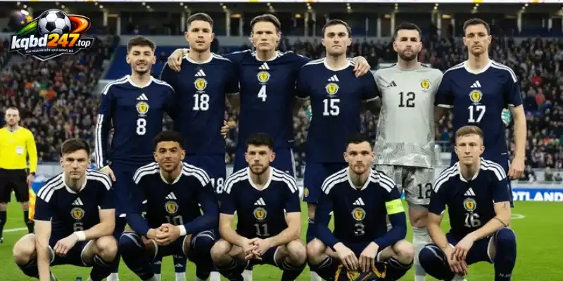 Đội hình ra sân của hai đội Haiti và Scotland