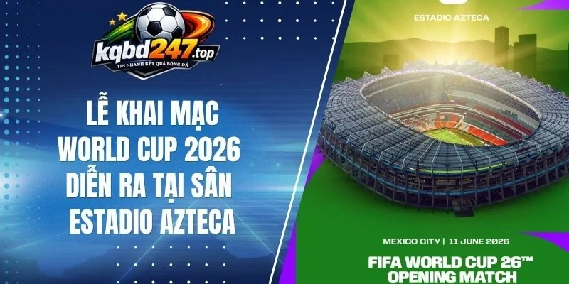 Estadio Azteca ba lần đăng cai World Cup
