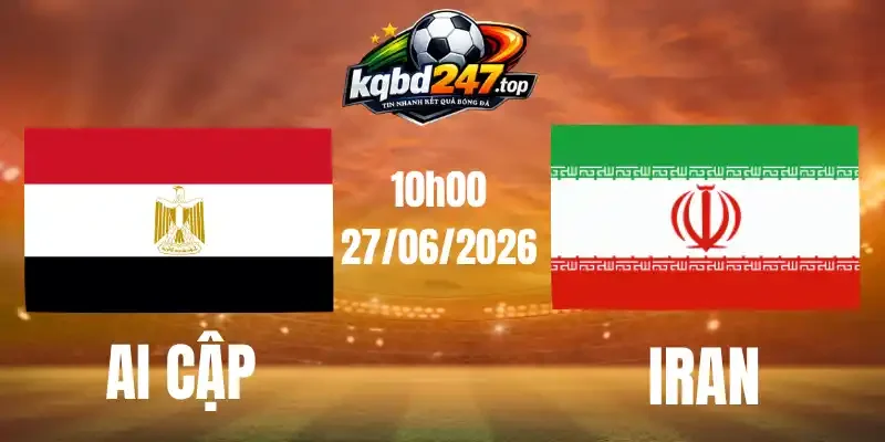 Soi Kèo Nhà Cái Ai Cập Vs Iran - Bảng G World Cup 10h00 27/06/2026