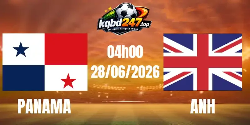 Tỷ Lệ Kèo Panama Vs Anh - Bảng L World Cup 04h00 28/06/2026