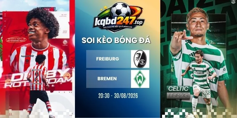 Kèo nhà cái Freiburg vs Bremen - Bundesliga, 30/08/2026